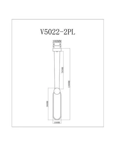Подвесной светильник Moderli Store V5022-2PL