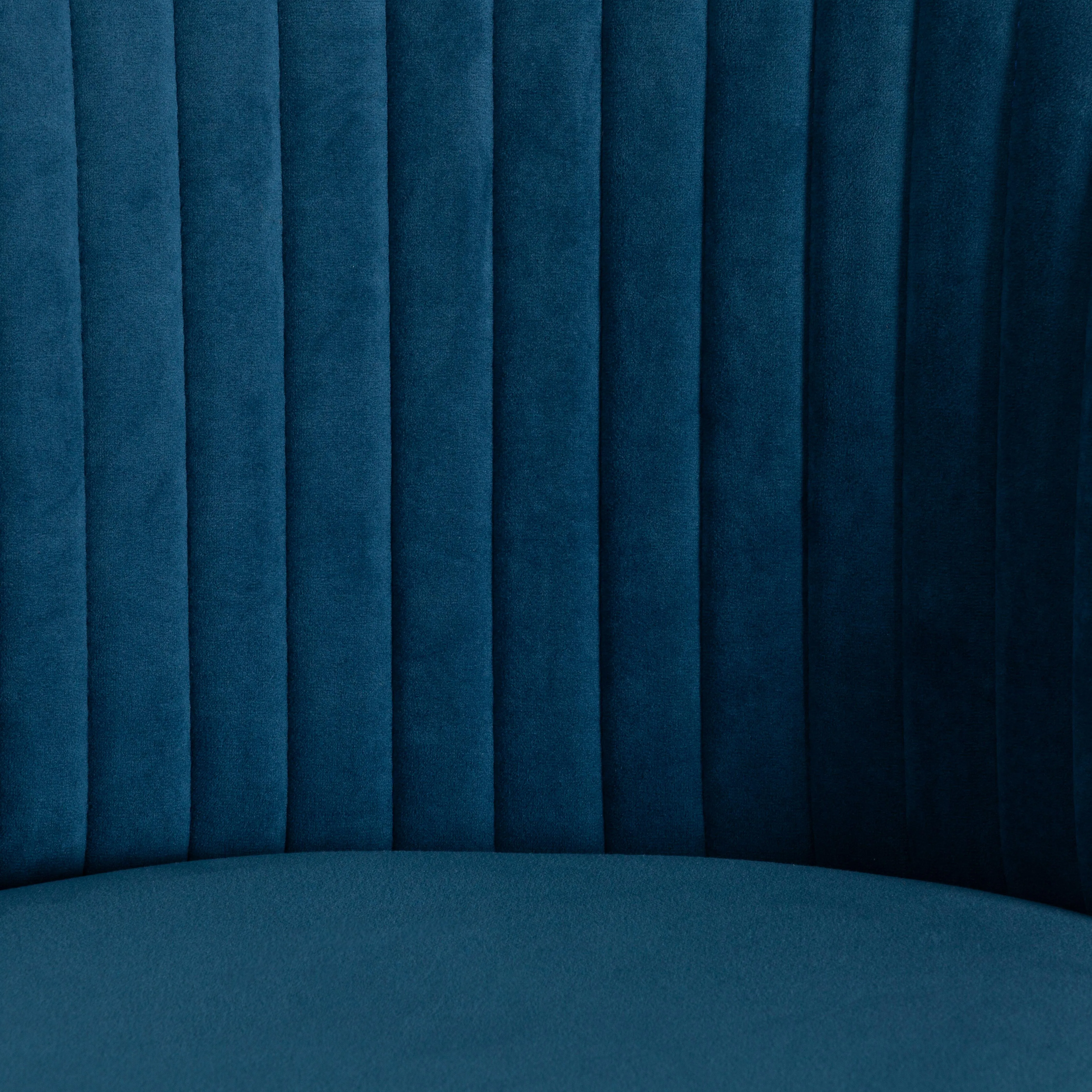 Кресло компьютерное MELODY флок синий