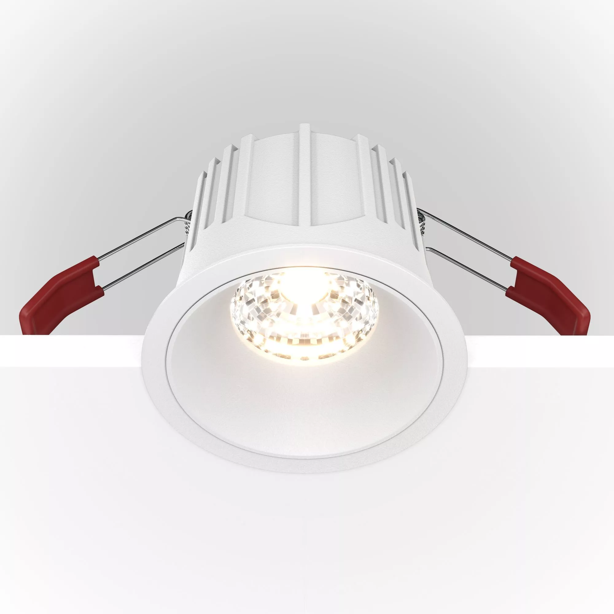 Точечный встраиваемый светильник Maytoni Alfa LED DL043-01-15W4K-RD-W