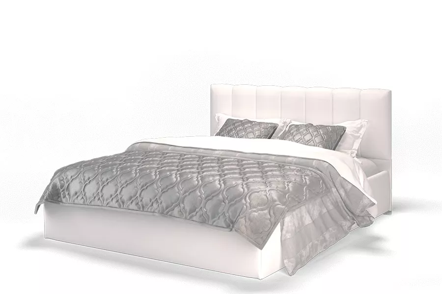 Кровать Элен с подъемным механизмом 140 см Vega white МЛК