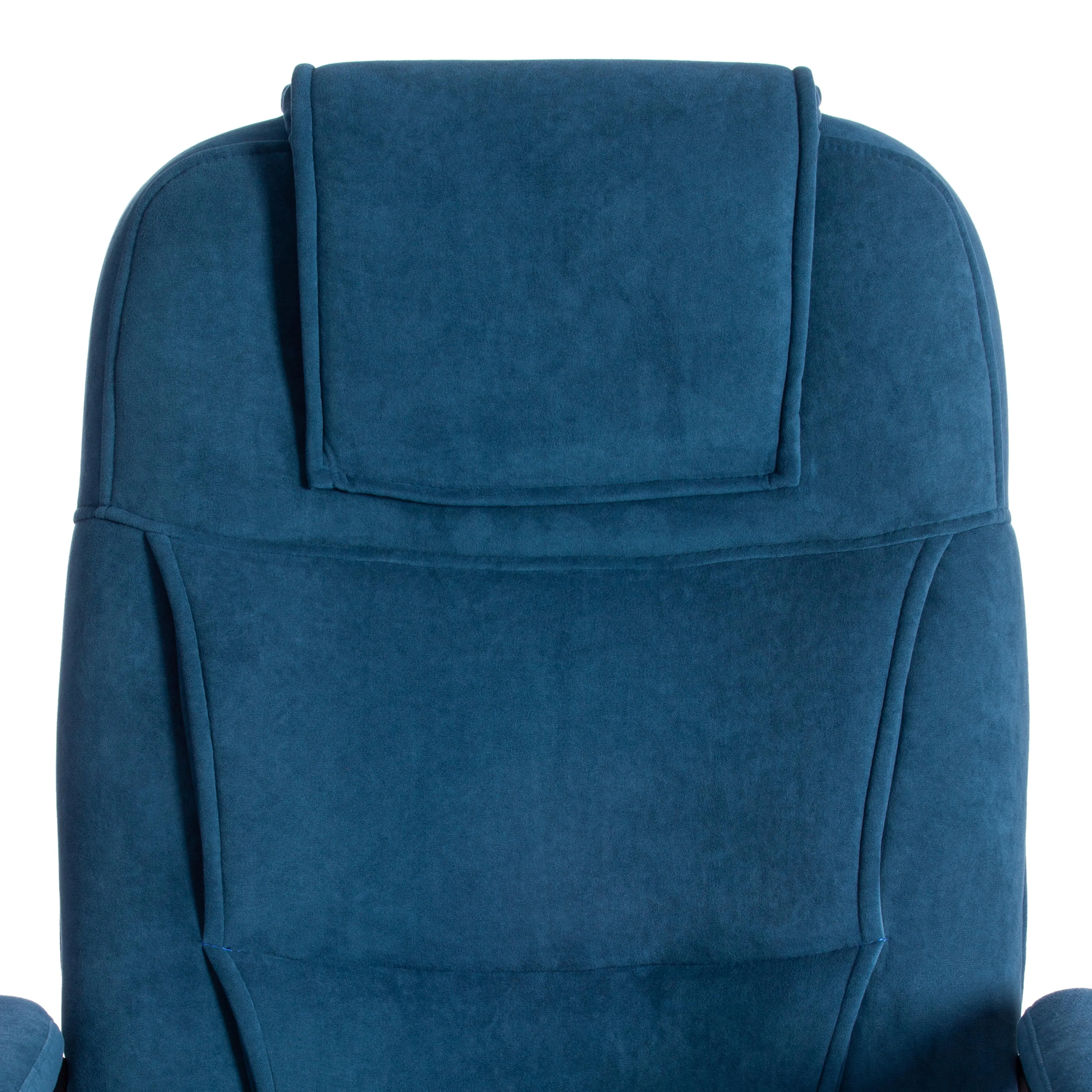 Кресло BERGAMO хром (22) ткань синий