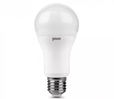 Лампа Gauss A60 12W 1140lm 3000K Е27 шаг. диммирование LED 1/10/50