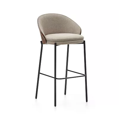 Барный стул La Forma Eamy светло-коричневый отделка венге