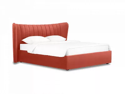 Кровать Queen Agata Lux 160x200 оранжевый 343906