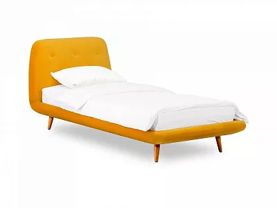 Кровать Loa 90x200 желтый 567498