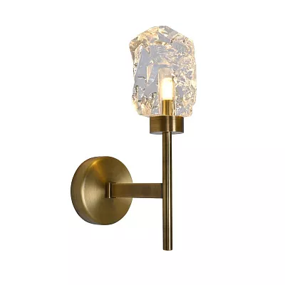 Бра Delight Collection BRCH9162 BRWL7071-01 antique brass