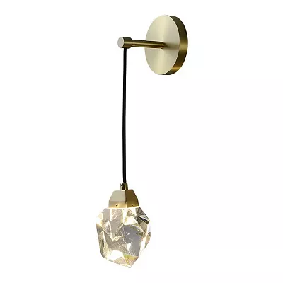 Бра Delight Collection Crystal rock II 9701W brass