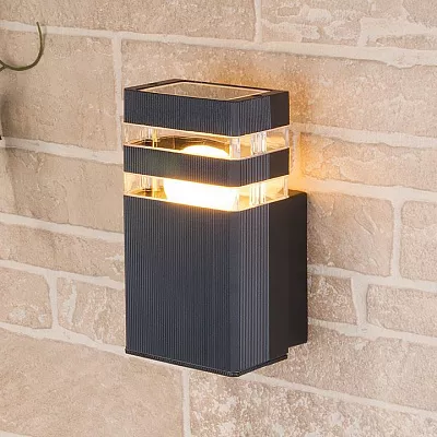 Уличный настенный светильник Elektrostandard Ignis 1450 TECHNO Черный