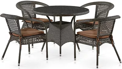 Комплект мебели из ротанга T220CT/Y32A-W53 Brown