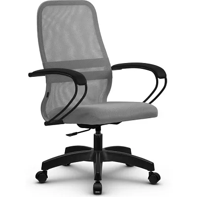 Кресло компьютерное SU-СК130-8P Pl Светло-серый / светло-серый