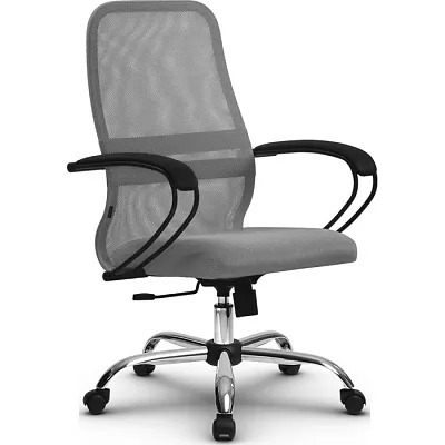 Кресло компьютерное SU-СК130-8 Ch Светло-серый / светло-серый