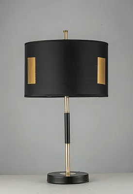 Лампа настольная Arti Lampadari Oggebio E 4.1.T2 BKG