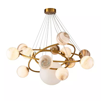 Люстра Delight Collection Planet KG1122P-13A brass