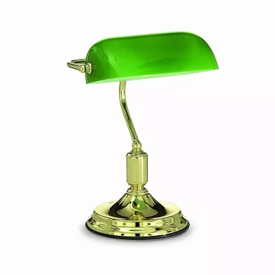 Лампа настольная Ideal Lux LAWYER TL1 OTTONE