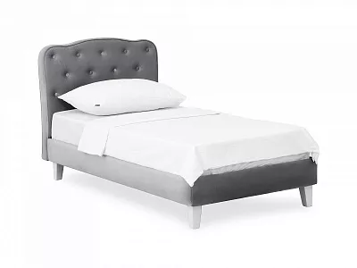 Мягкая кровать Candy серый 566962