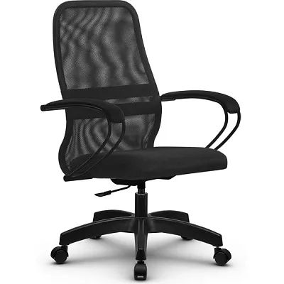 Кресло компьютерное SU-СК130-8P Pl Темно-серый / темно-серый
