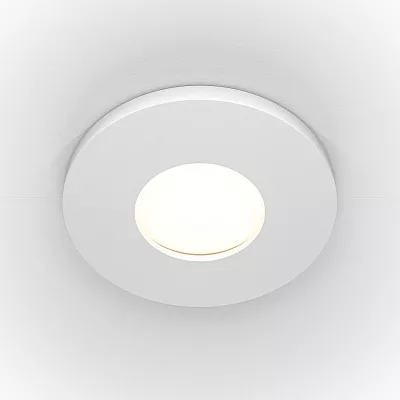Точечный встраиваемый светильник Maytoni Stark DL083-01-GU10-RD-W