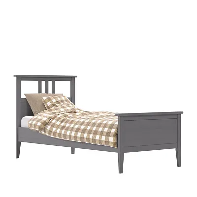 Кровать Leset Мира 90х200 с основанием с лентой Серый