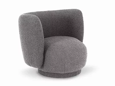 Кресло вращающееся Lucca букле темно-серый 823171