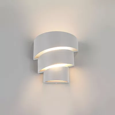 Уличный настенный светильник Elektrostandard Helix 1535 TECHNO LED белый