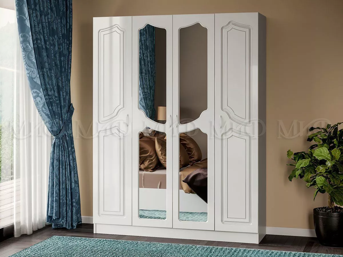 Мебель для спальни Натали белый глянец Миф