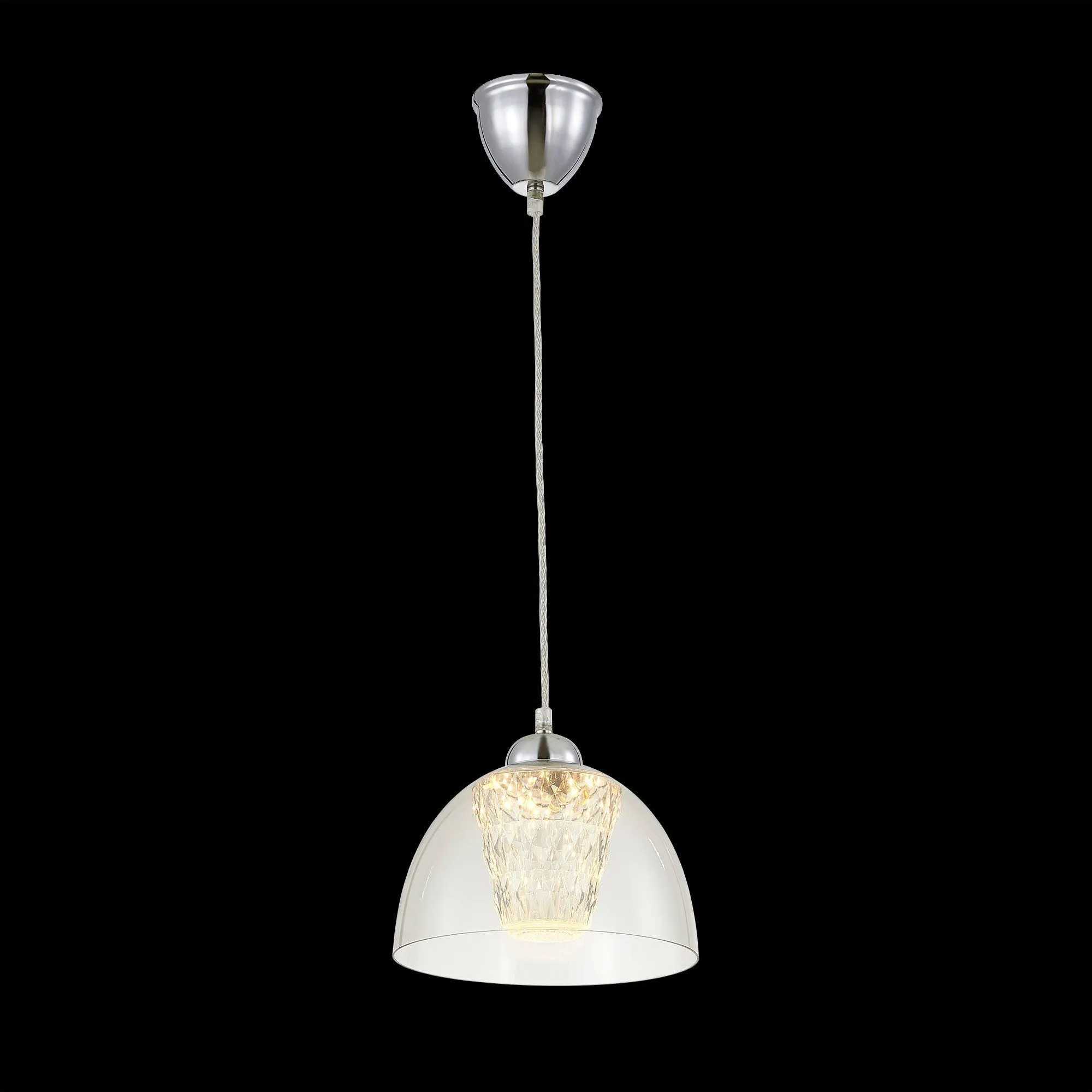 Потолочный подвесной светильник Топаз серый Citilux CL717111