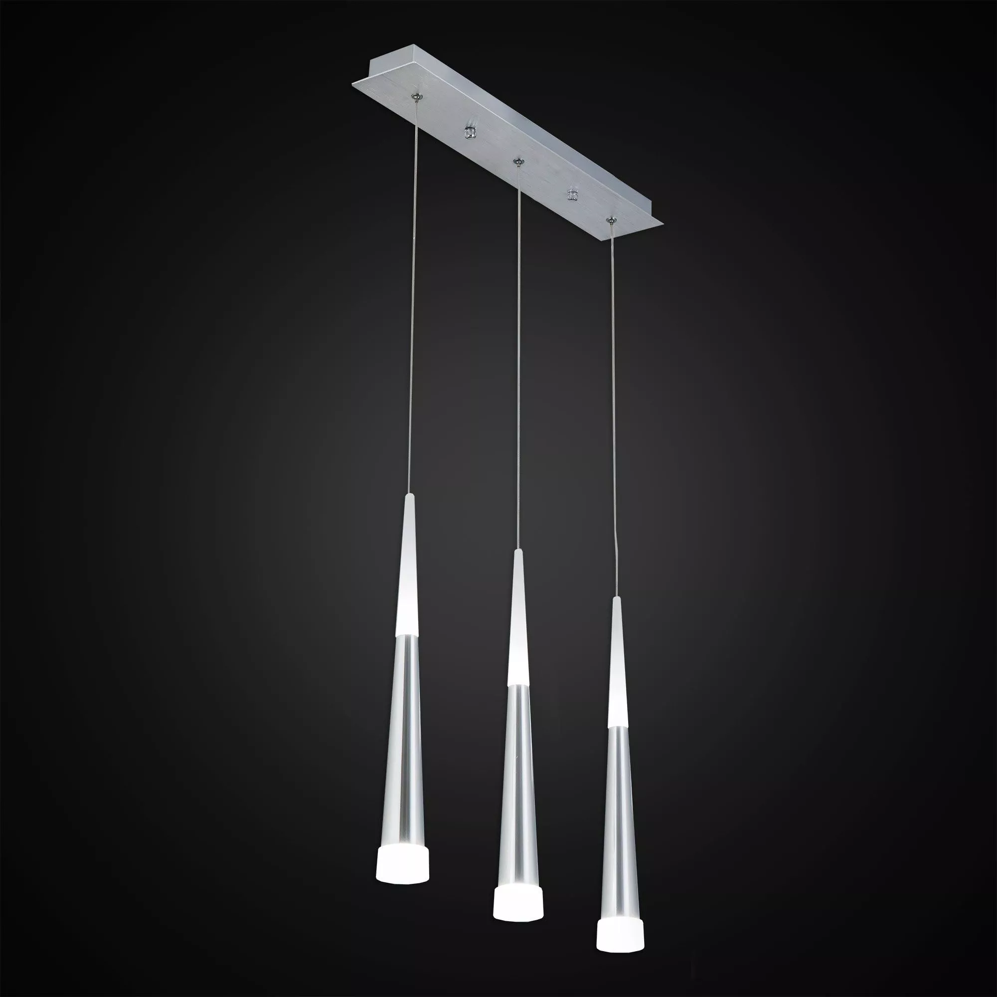 Потолочный подвесной светильник Вегас хром матовый Citilux CL227030