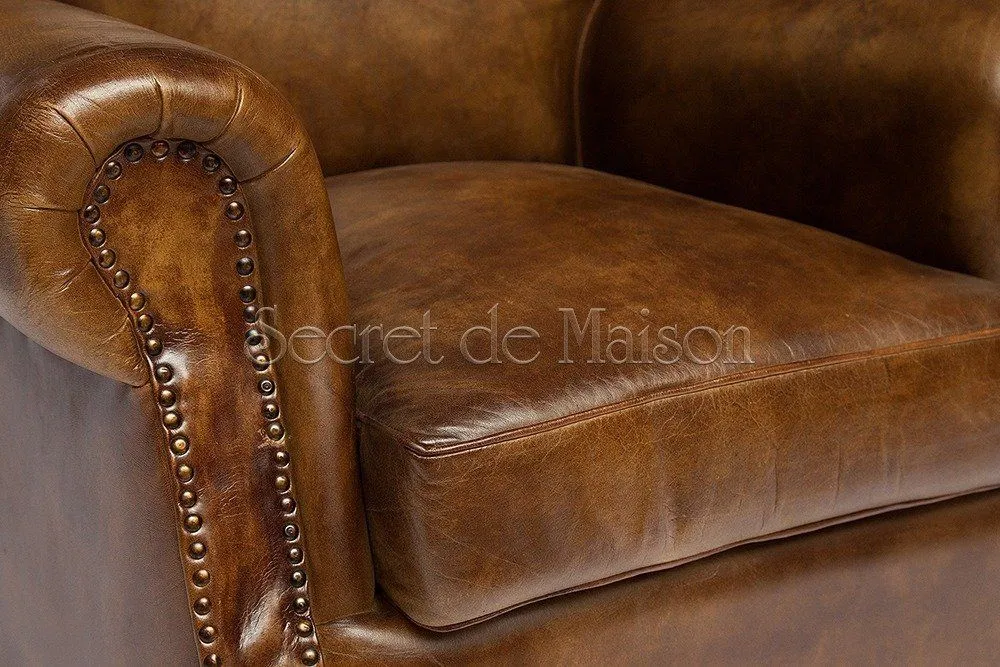 Кресло Secret de Maison BRONCO античный темный