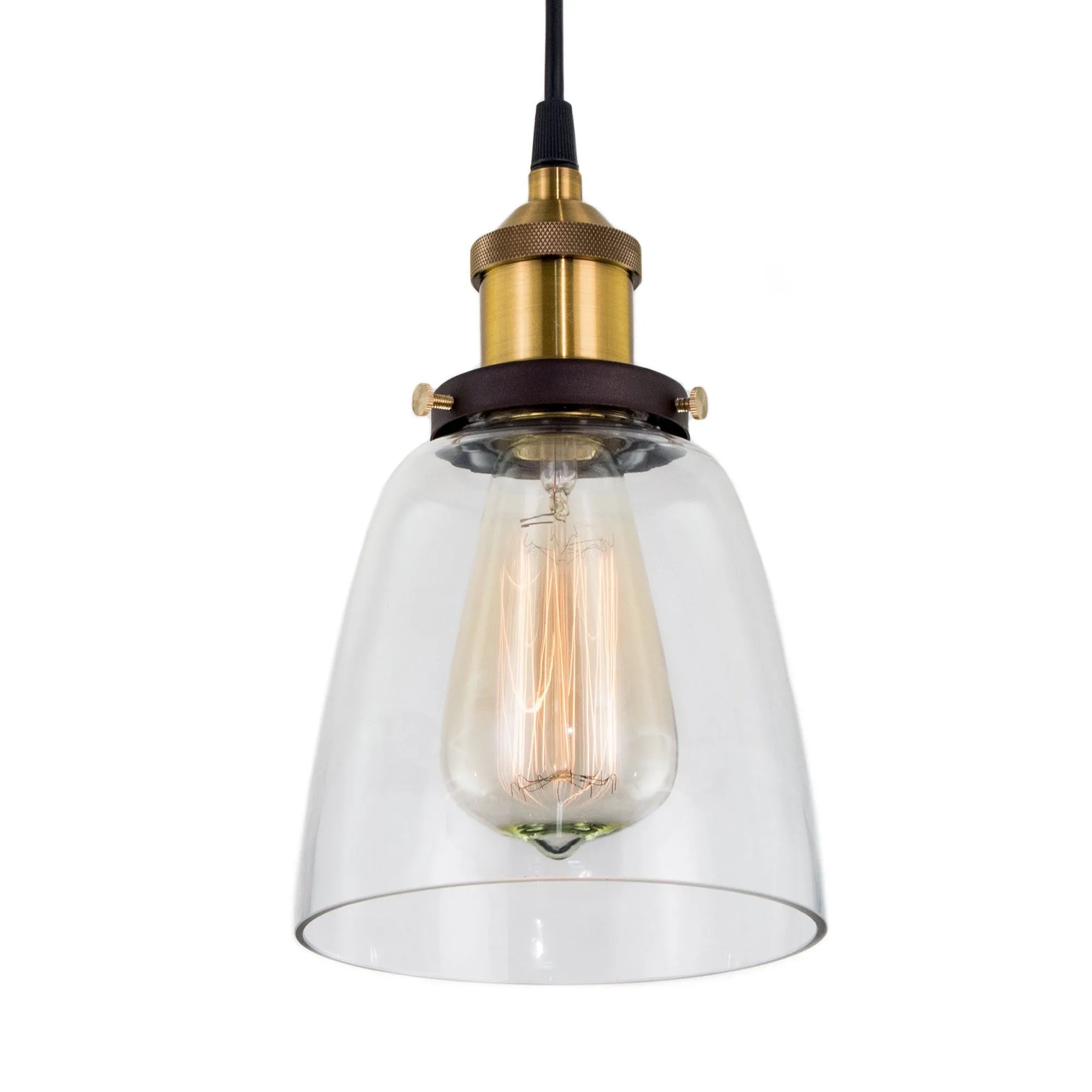 Потолочный подвесной светильник Эдисон 100 прозрачный Citilux CL450103