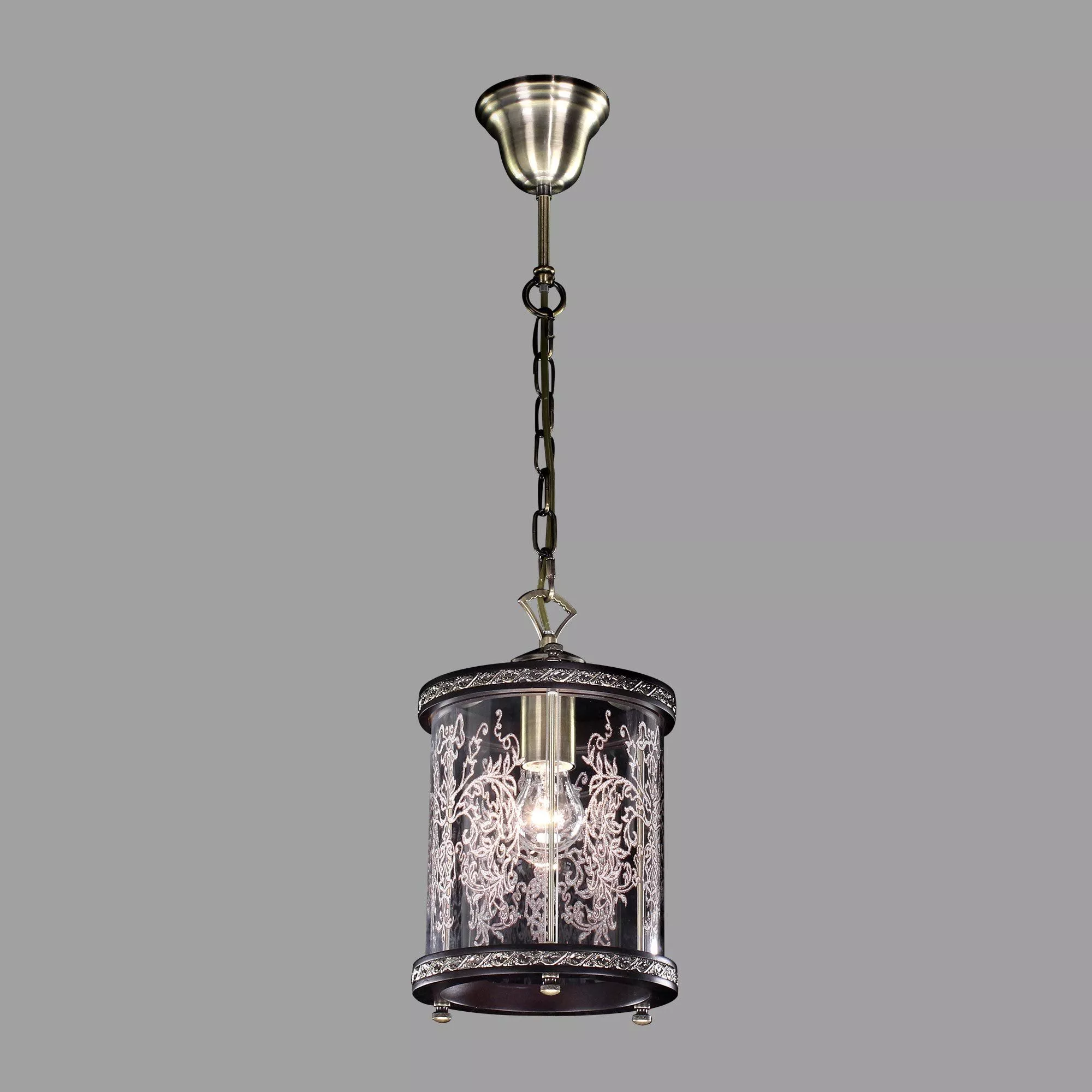 Потолочный подвесной светильник Версаль коричневый Citilux CL408113R