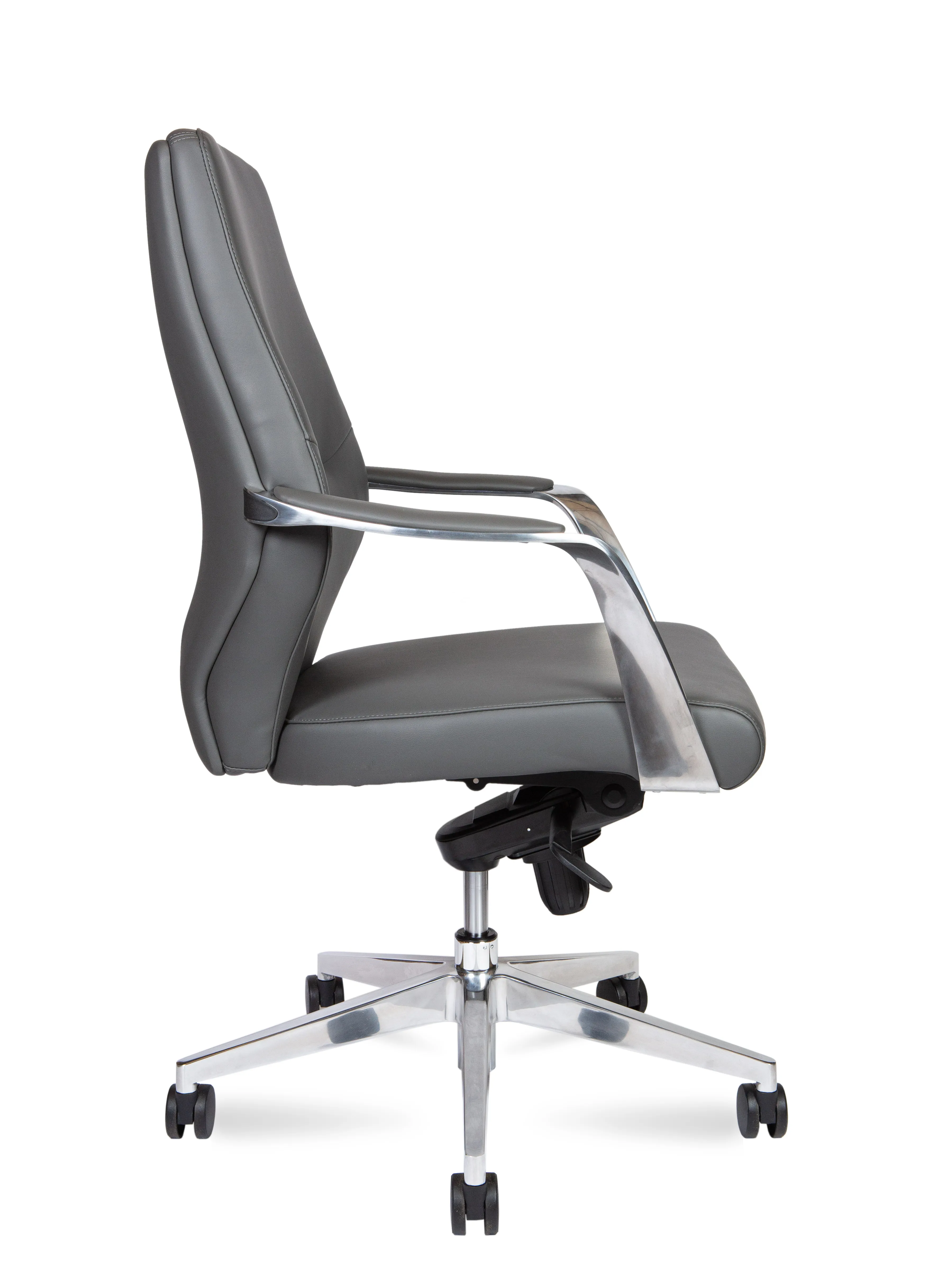 Кресло руководителя NORDEN Capital LB-Black экокожа серый L326MCA-LB-Grey