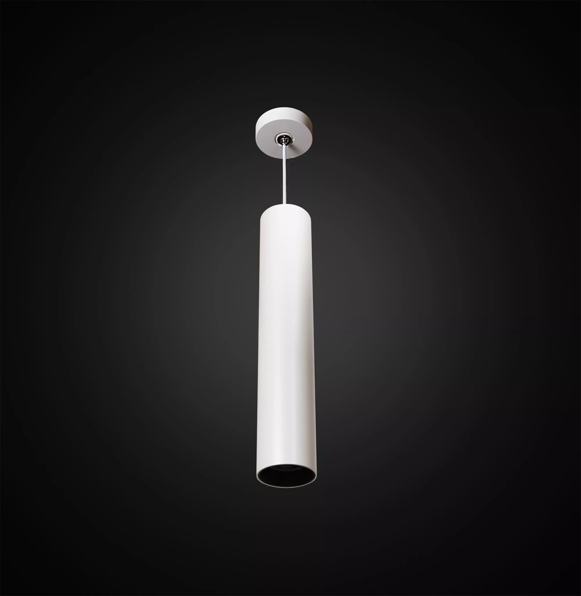 Потолочный подвесной светильник Тубус-18 белый Citilux CL01PB180