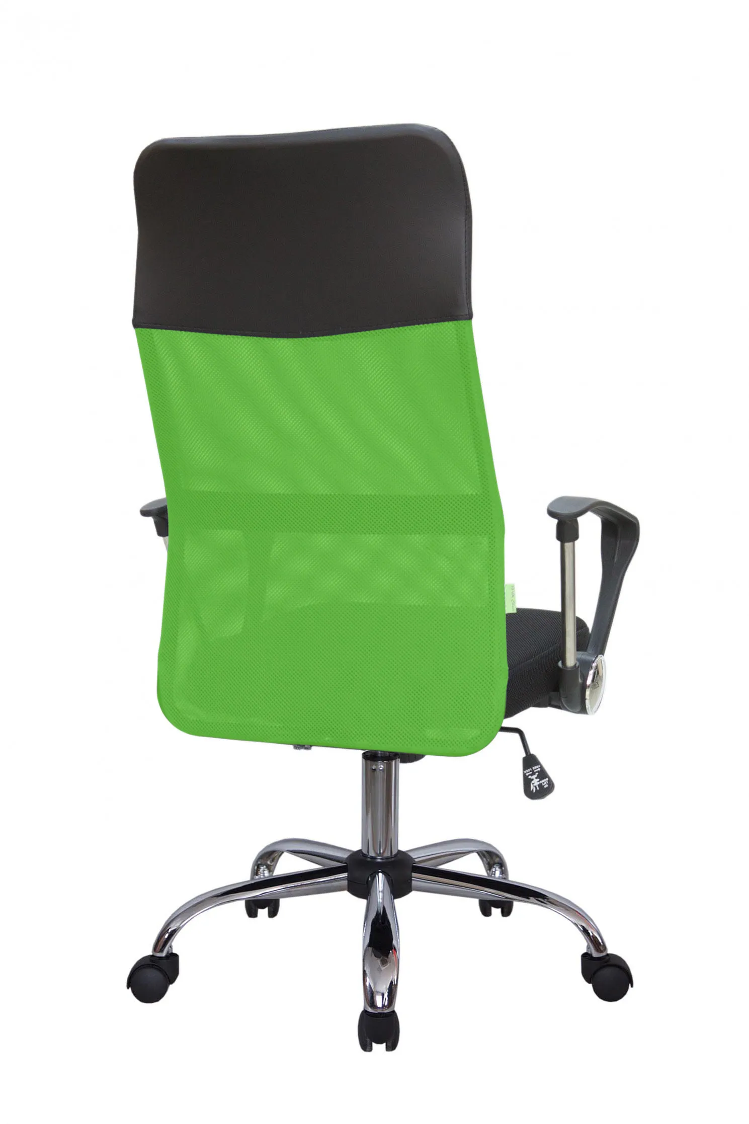 Кресло для персонала Riva Chair Smart 8074 (подголовник - экокожа) зеленый / черный