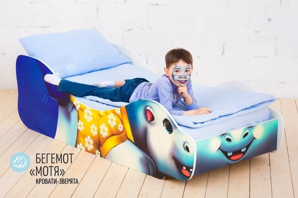 Детская кровать Бегемот Мотя
