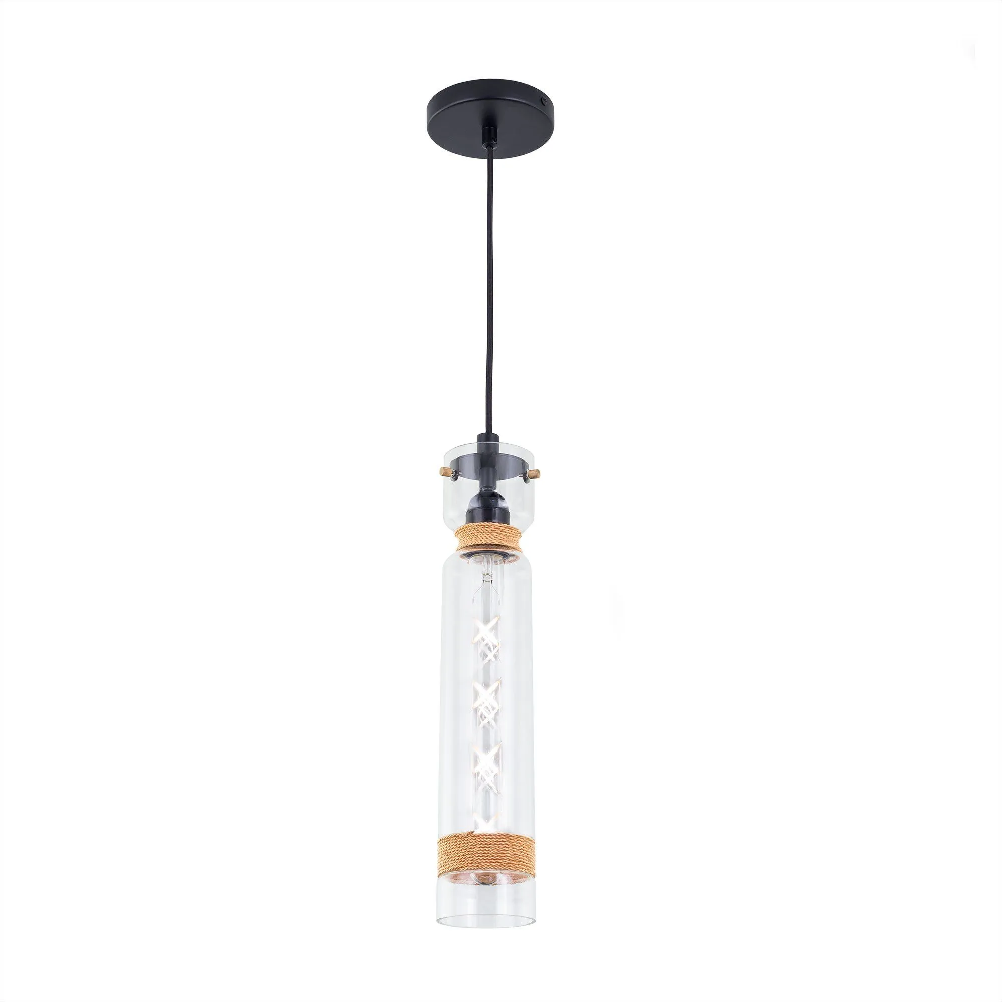 Потолочный подвесной светильник Эдисон стекло Citilux CL450213