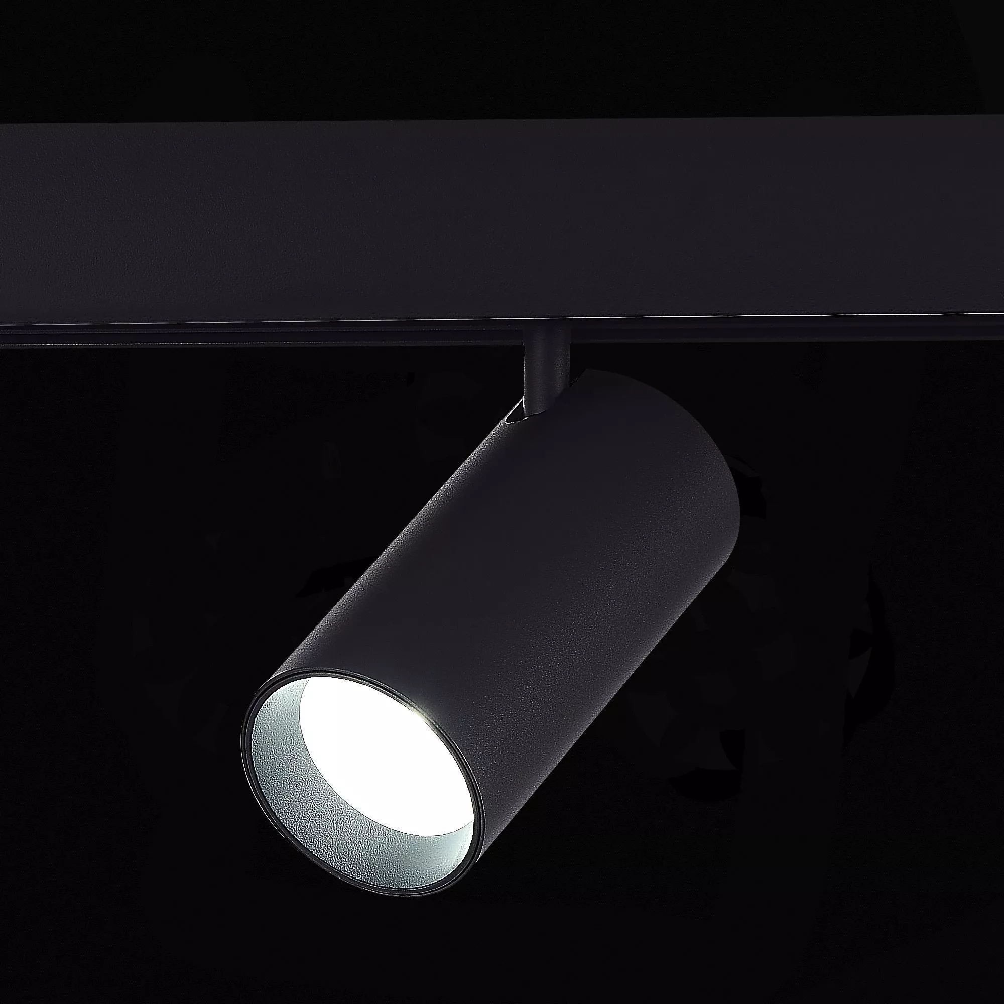 Магнитный трековый светильник SMART Черный LED 48V St Luce ST375.406.20