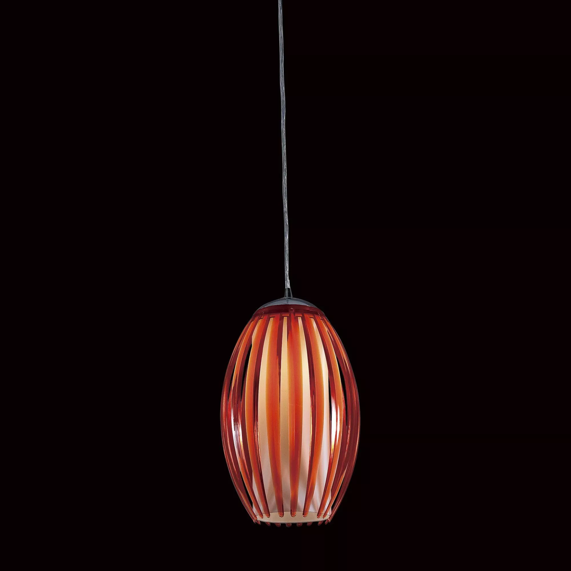 Потолочный подвесной светильник Октопус красный Citilux CL944005