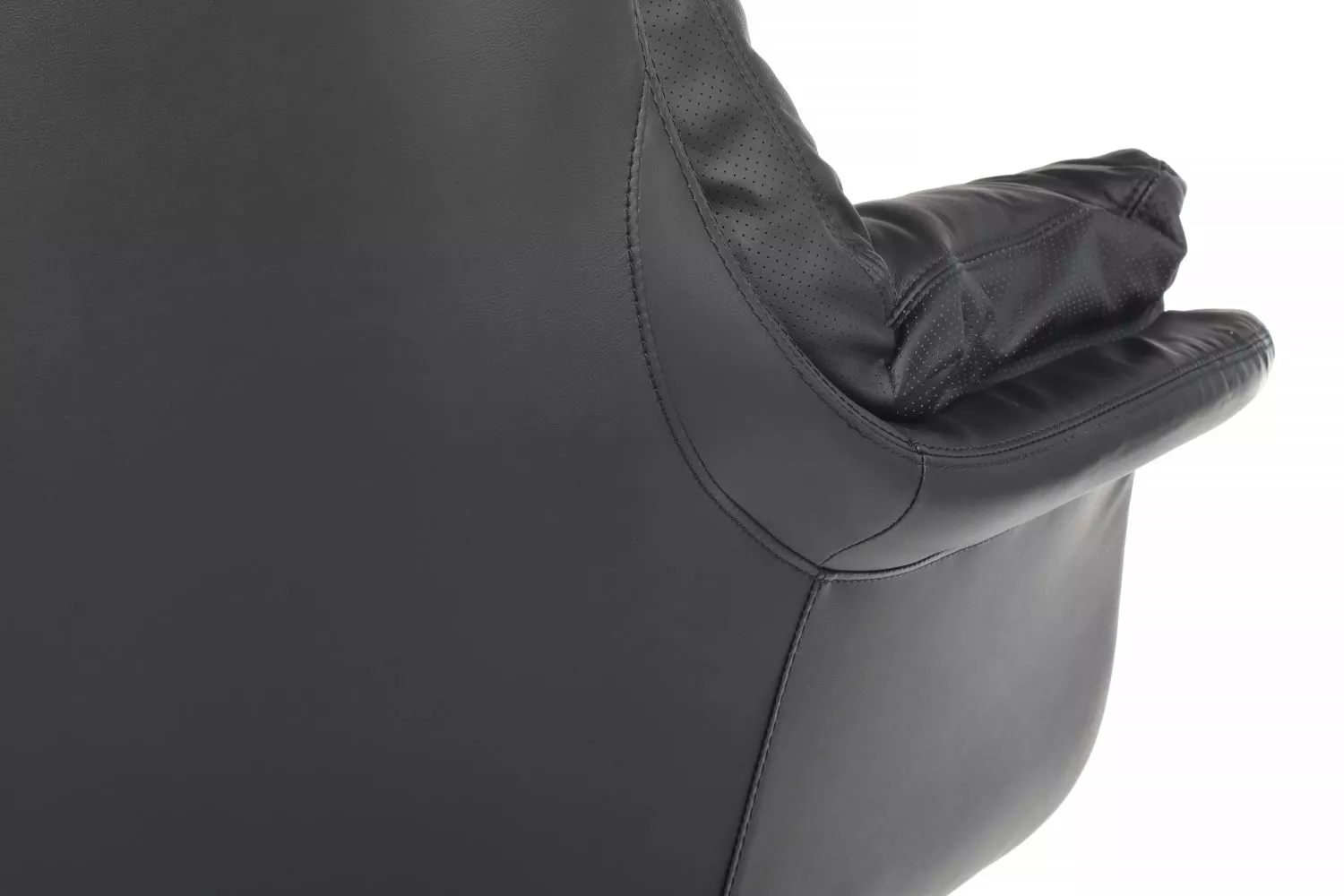 Кресло руководителя из натуральной кожи RIVA DESIGN Leonardo A355 черный