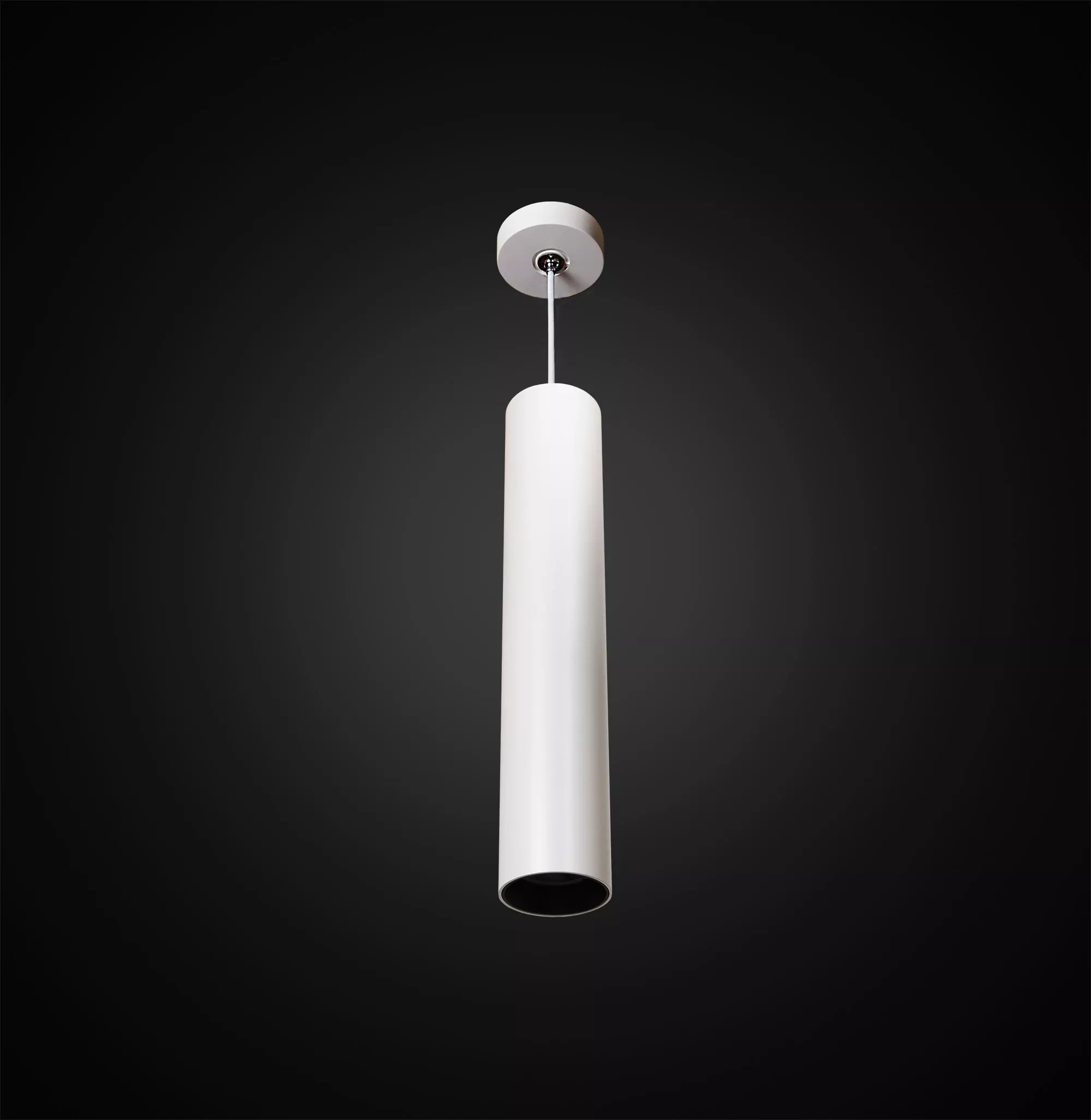 Потолочный подвесной светильник Тубус-12 белый Citilux CL01PB120