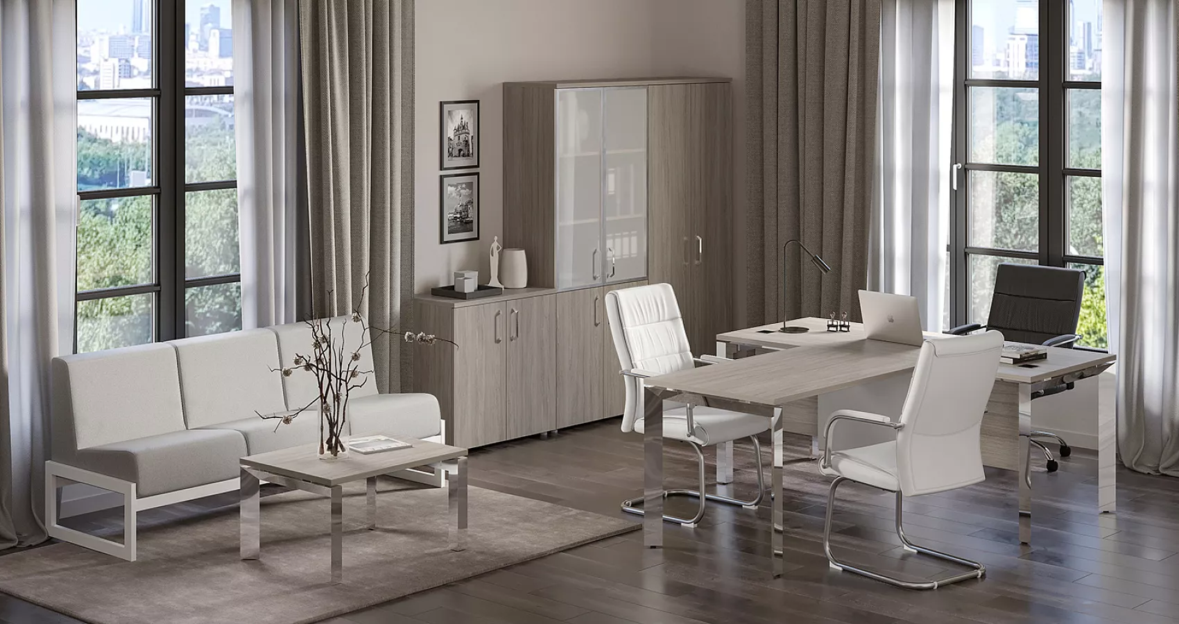 Мебель в кабинет руководителя Riva ONIX DIRECT LUX