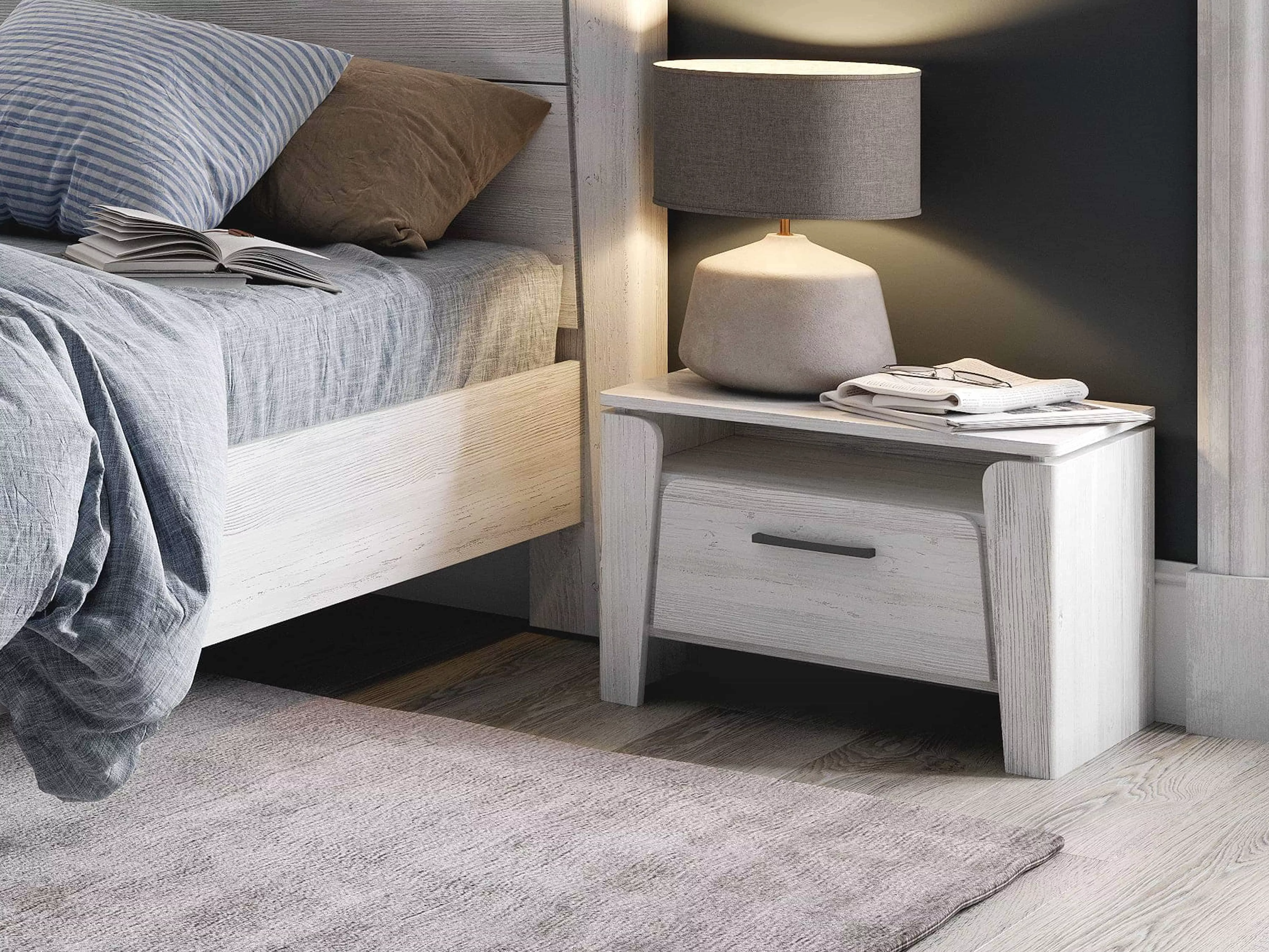Модульная мебель для спальни Мальта дуб винтерберг