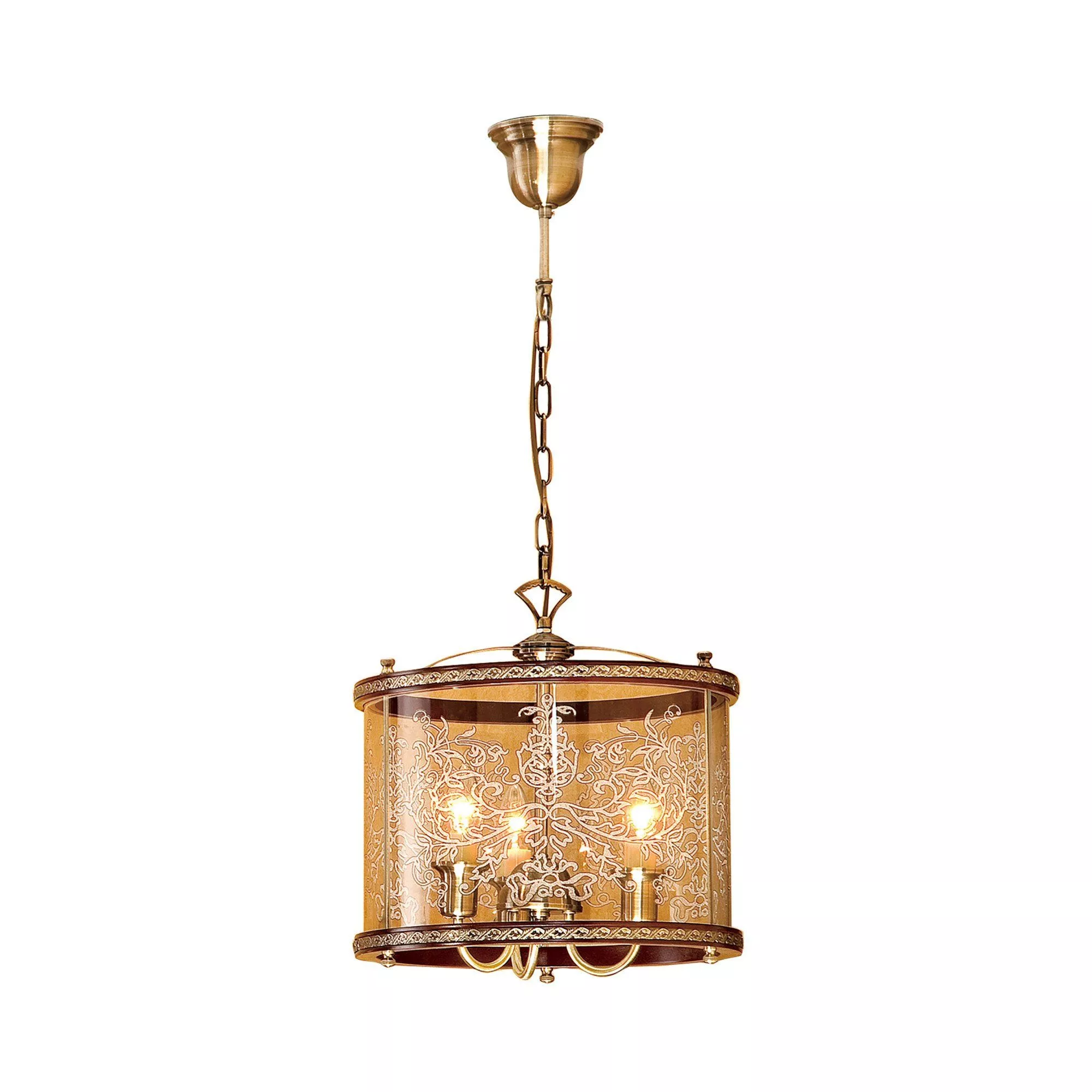 Потолочный подвесной светильник Версаль Венге коричневый Citilux CL408133R