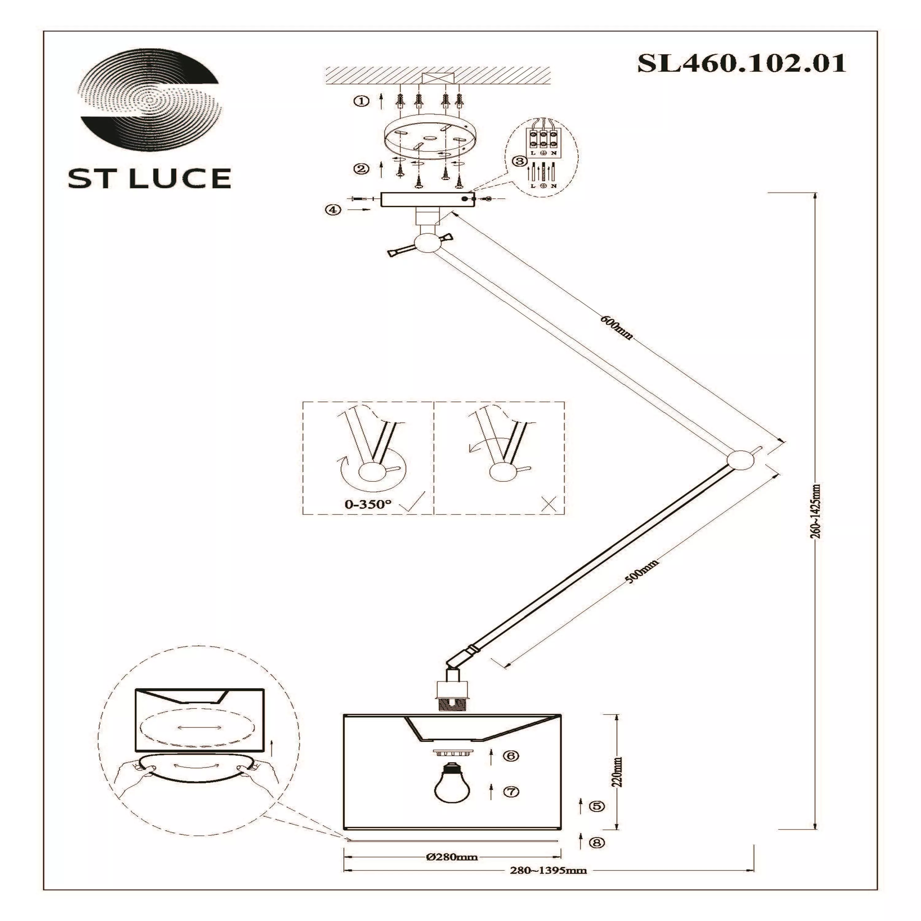 Потолочный светильник ST LUCE MARCIA SL460.102.01