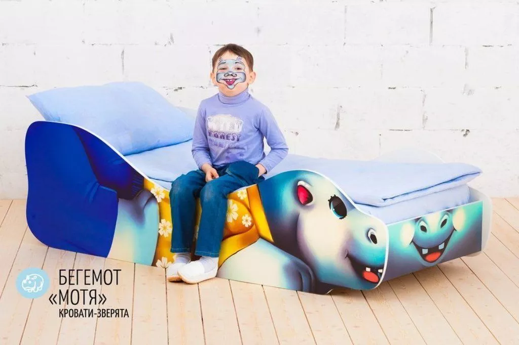 Детская кровать Бегемот Мотя