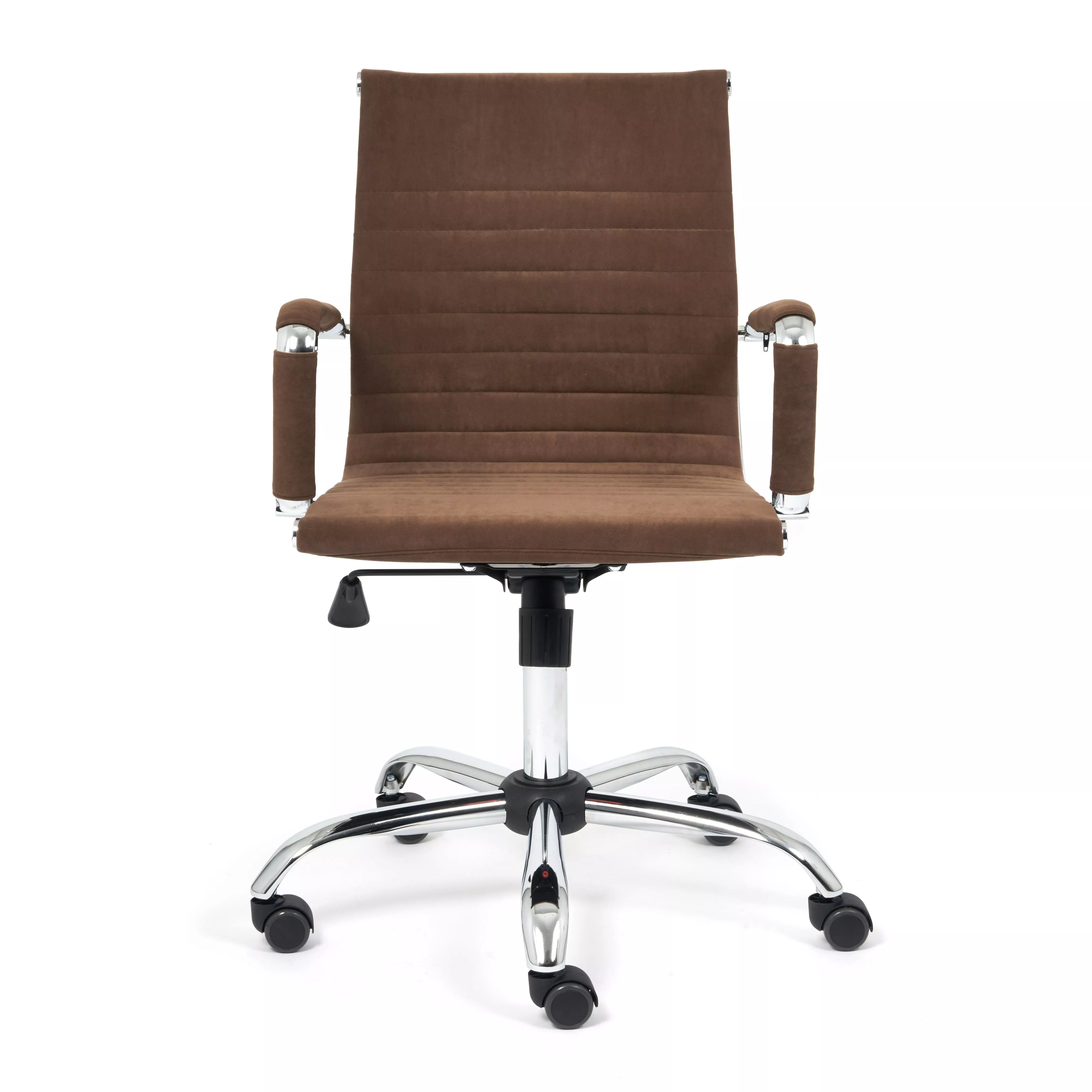 Кресло компьютерное URBAN-LOW флок коричневый