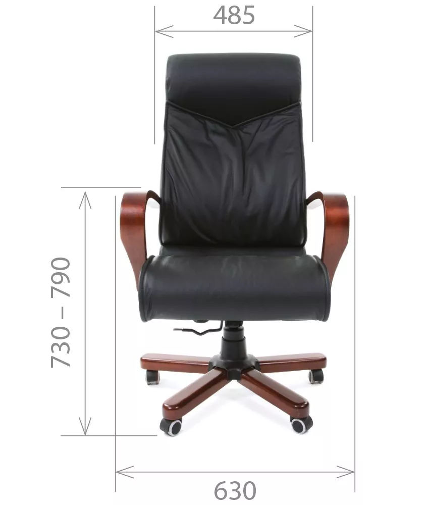 Кресло для руководителя CHAIRMAN 420 WD черный