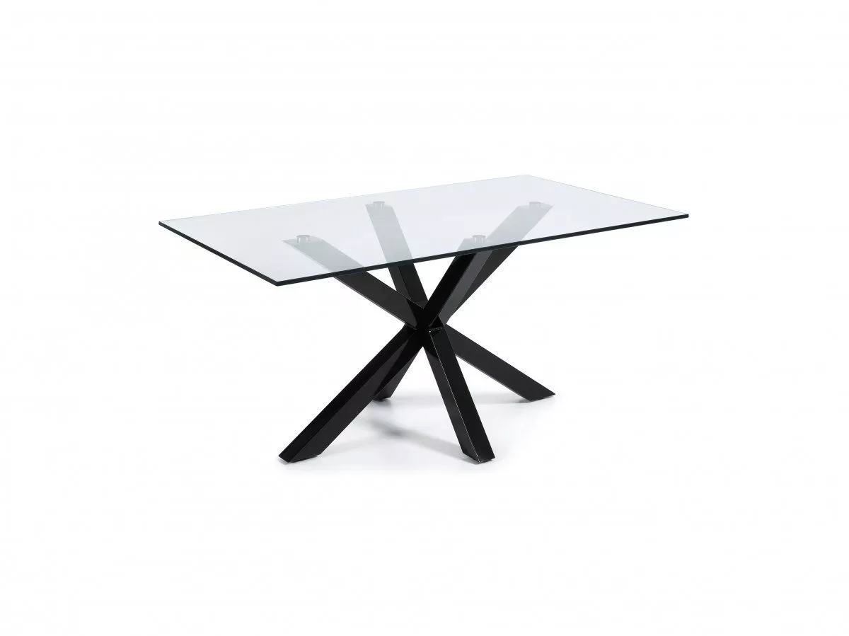 Обеденный стол La Forma Arya 160х90 со стеклянной столешницей C436C07