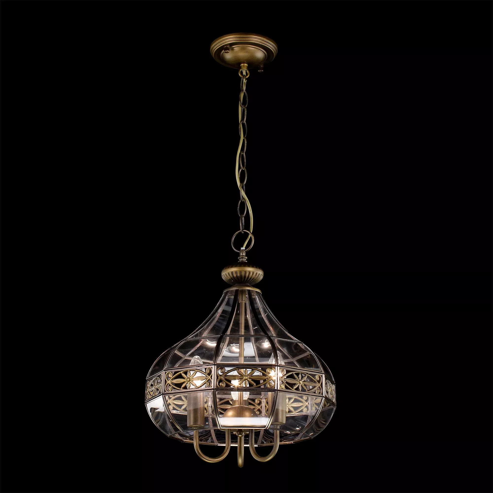 Потолочный подвесной светильник Гера коричневый Citilux CL444230