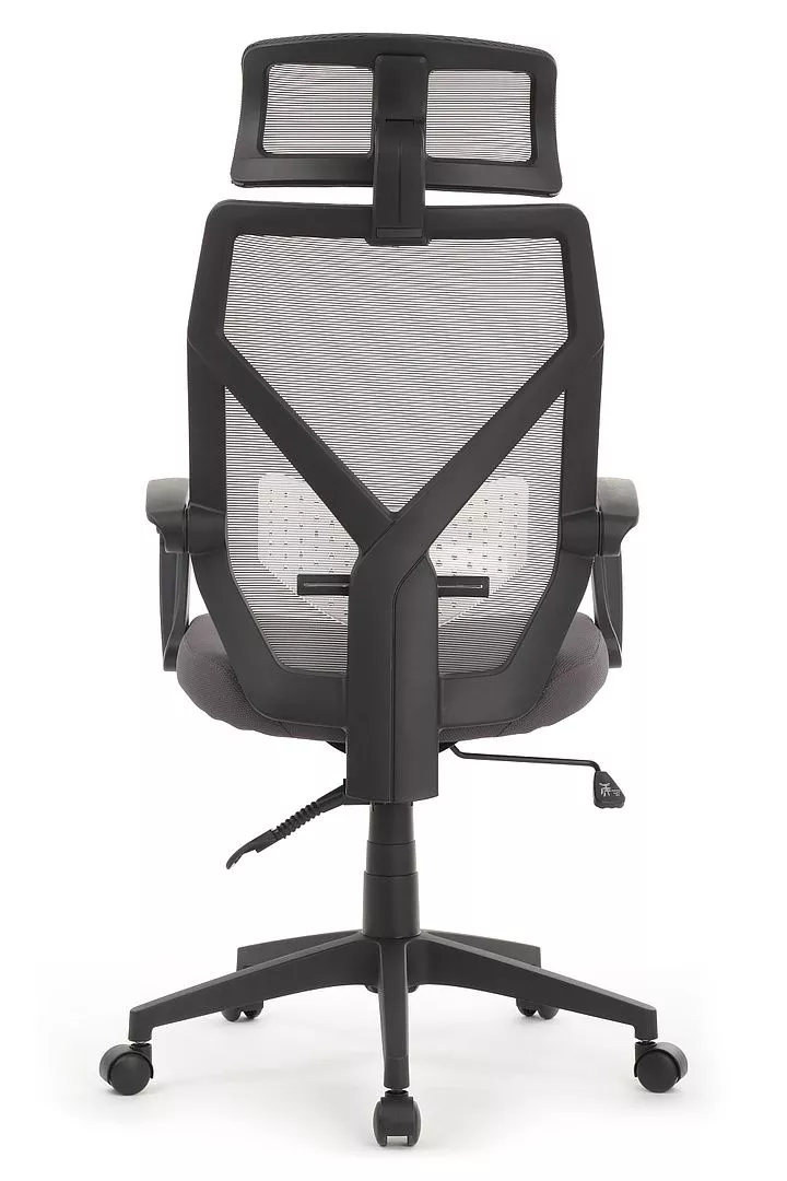 Кресло RIVA Chair OLIVER W-203 AC черный пластик / серый