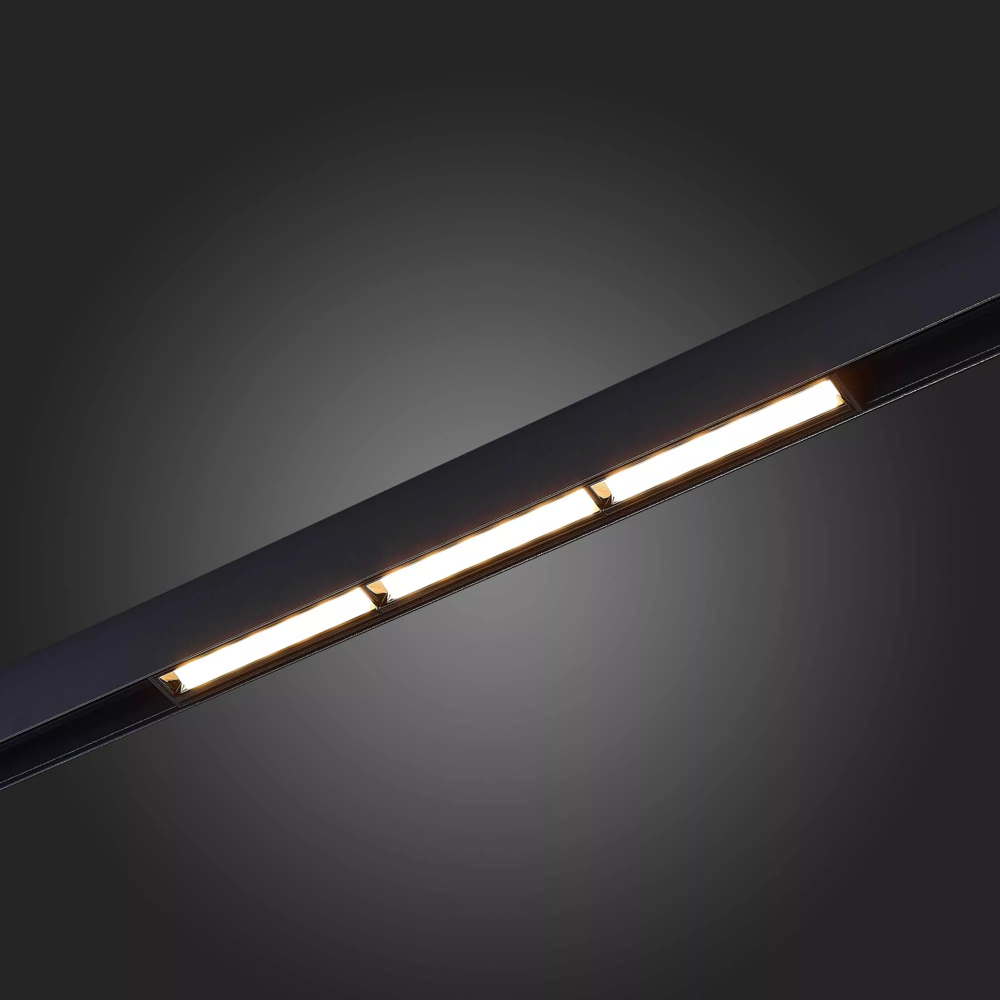 Магнитный трековый светильник Черный LED 48V St Luce ST804.436.18